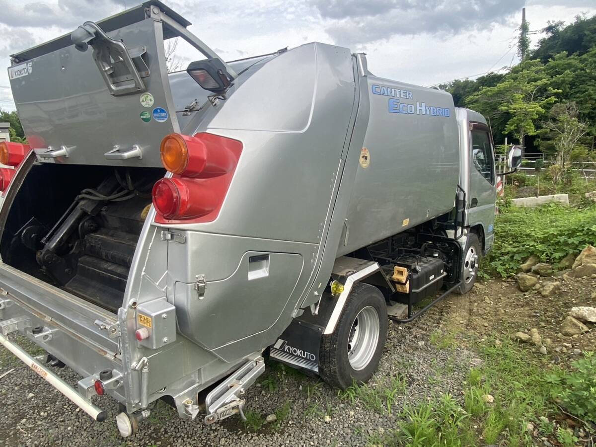  Kyokuto Canter 2t стандарт уплотнитель мусоровоз GB40-26L-S товар высокого качества только распродажа Z 24625 степень выше самовывоз . отдельный рассылка только 