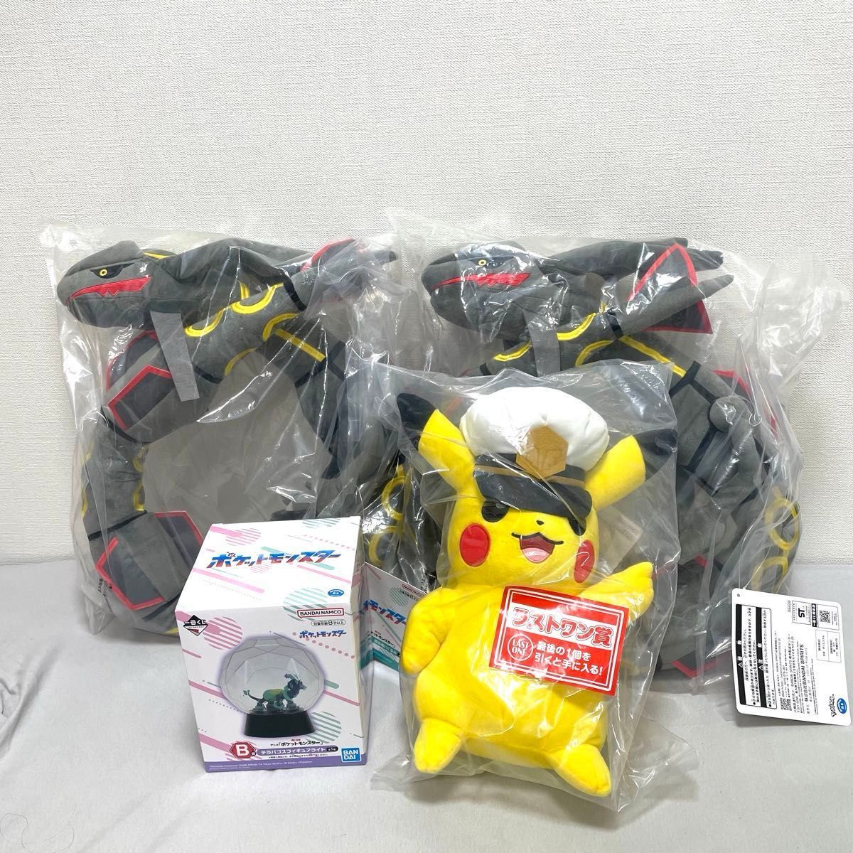 ポケットモンスター 一番くじ A賞 黒いレックウザ×2 B賞 ポケットモンスター 一番くじ A賞 黒いレックウザ×2 B賞