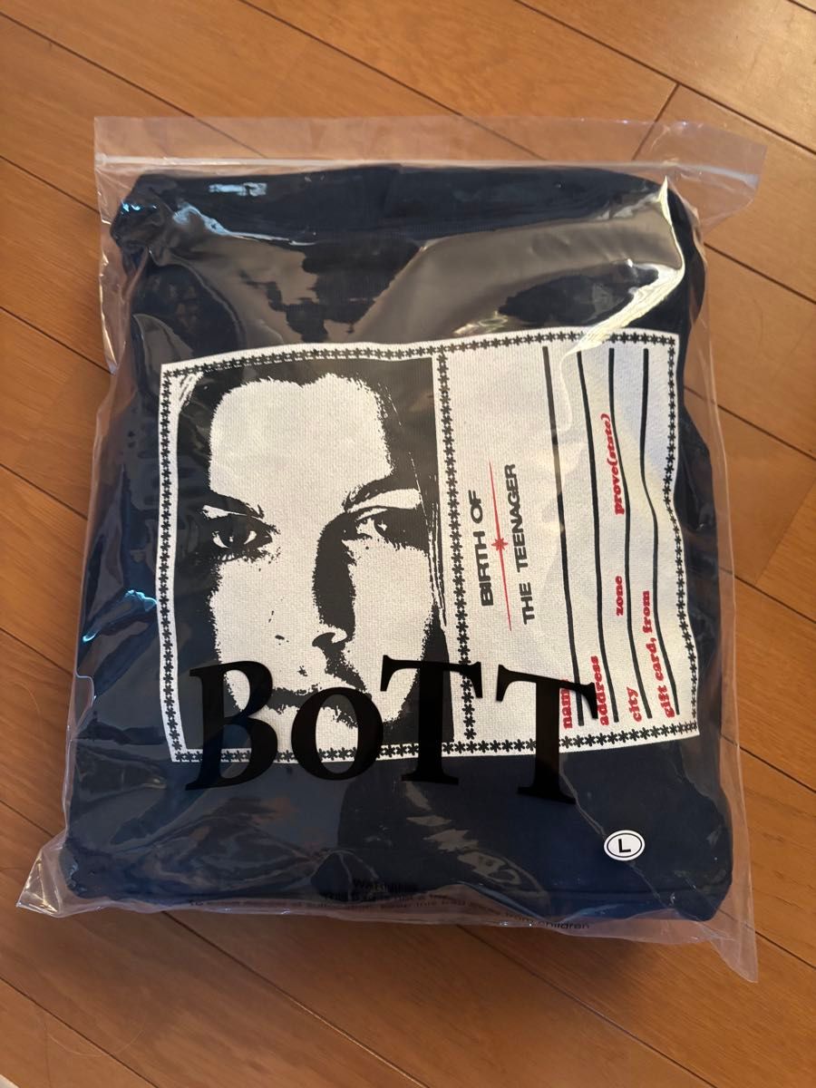 限定価格 】BoTT Letter Hoodie ネイビー パーカー Lサイズ 新品 限定価格 】BoTT Letter Hoodie ネイビー パーカー Lサイズ 新品