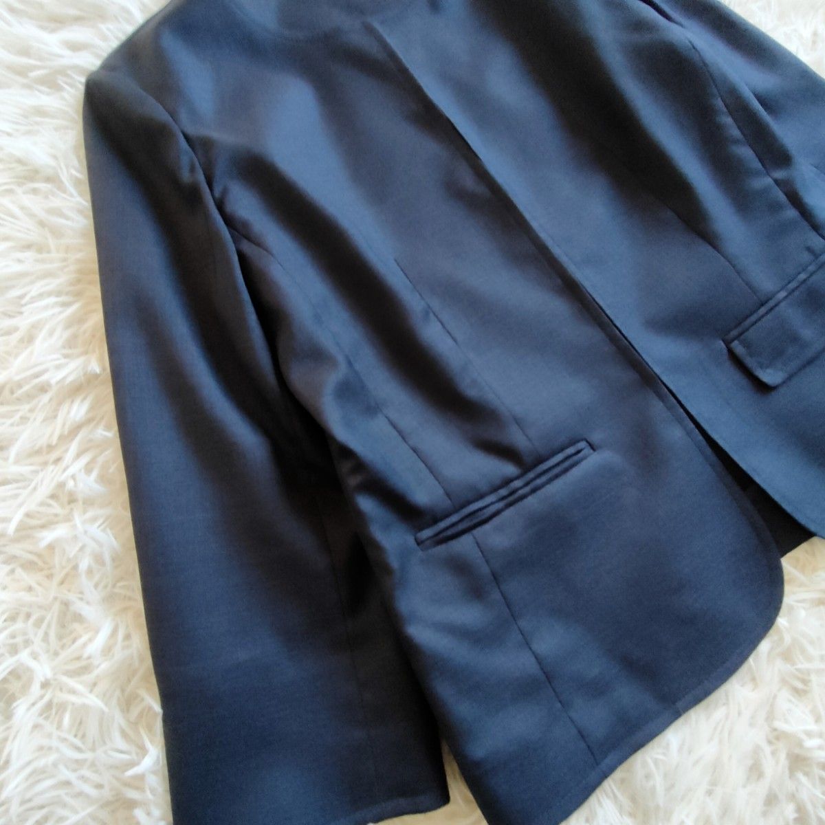 THE SUIT COMPANY ザスーツカンパニー ノーカラージャケット THE SUIT COMPANY ザスーツカンパニー ノーカラージャケット