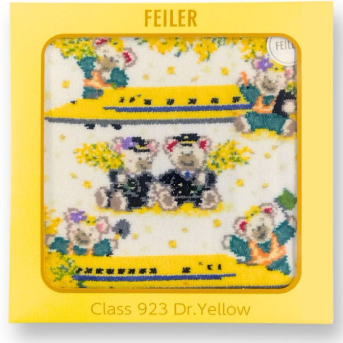 フェイラー ハンカチ Dr YELLOW HAPPY MIMOZA(イエロー フェイラー ハンカチ Dr YELLOW HAPPY MIMOZA(イエロー