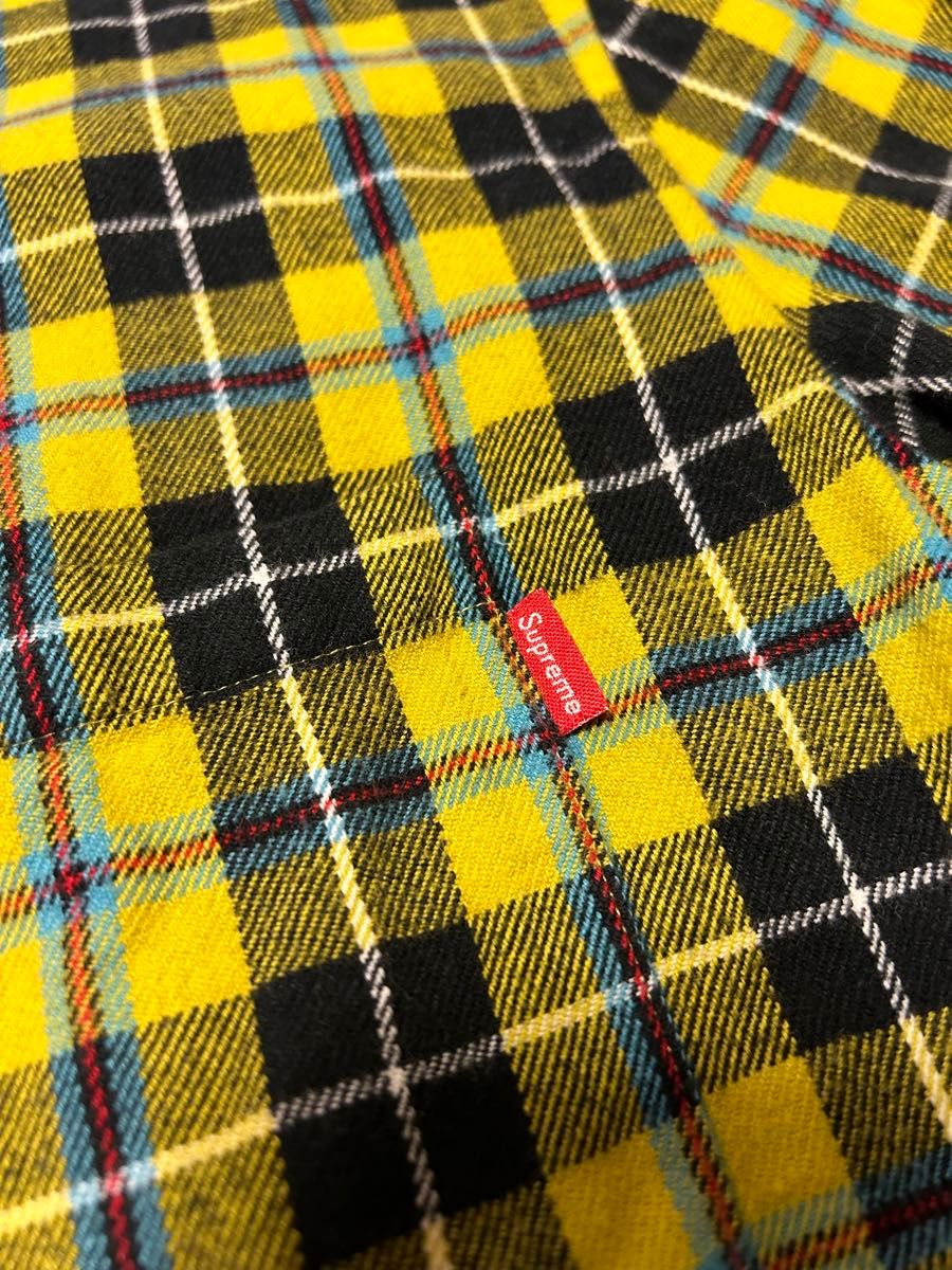 Sサイズ supreme plaid flannel shirt シュプリーム フランネルシャツ ネルシャツ