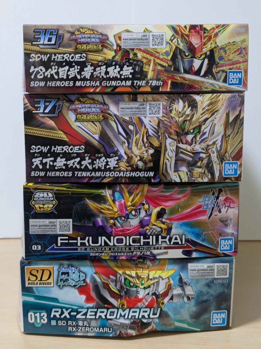 SD RX-零丸 F9ノ1改 天下無双大将軍 78代目武者頑駄無 ガンダム