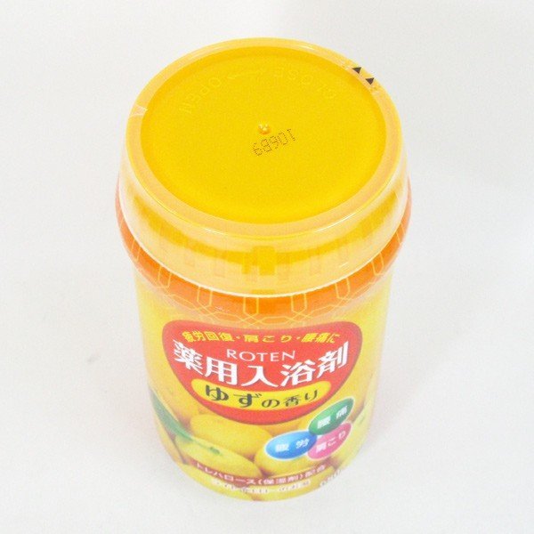  medicine for bathwater additive made in Japan . heaven /ROTEN yuzu. fragrance 680g x4 piece * including in a package OK