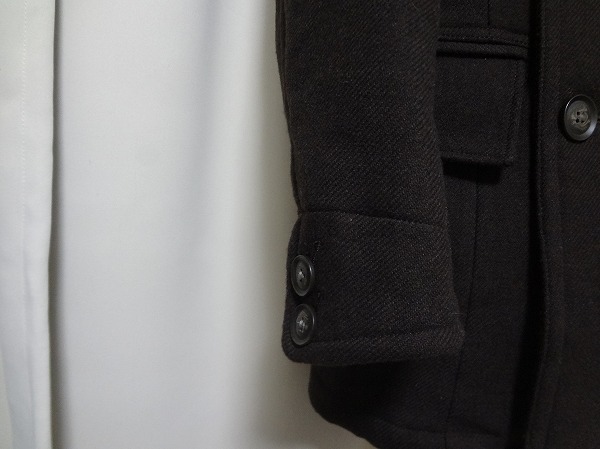 [ as good as new ] nonnative made in Japan pea coat tight slim thin coat 