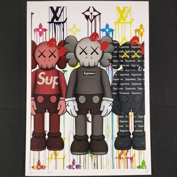 世界限定100枚 DEATH NYC アートポスター K18 カウズ KAWS 世界限定100枚 DEATH NYC アートポスター K18 カウズ KAWS