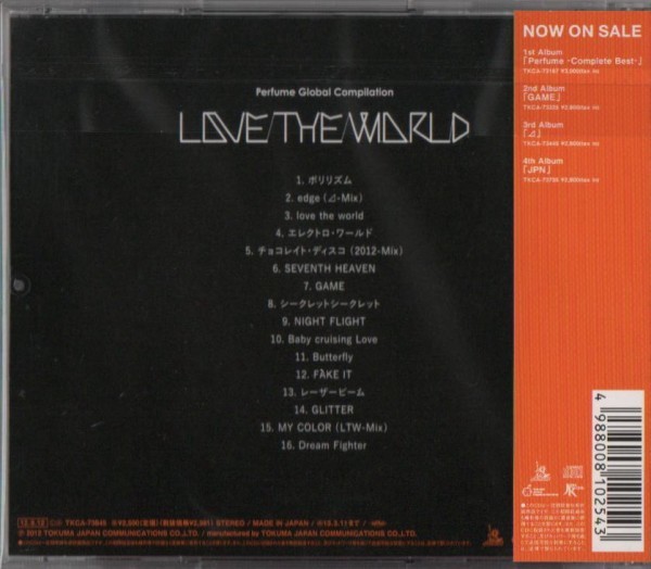 ◇Perfume / Perfume Global THE LOVE Compilation WORLD