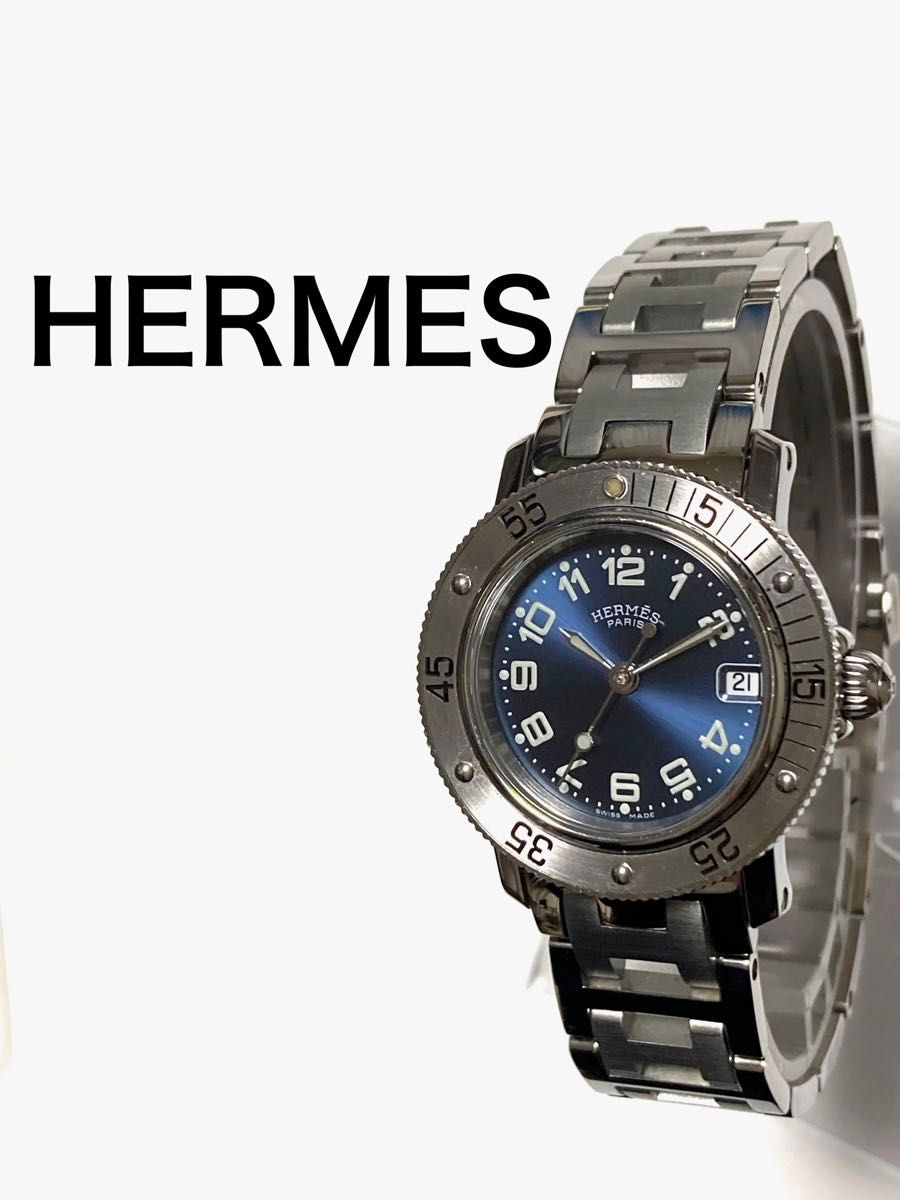 極美品 HERMES エルメス ダイバーズウォッチ レディース腕時計 極美品 HERMES エルメス ダイバーズウォッチ レディース腕時計