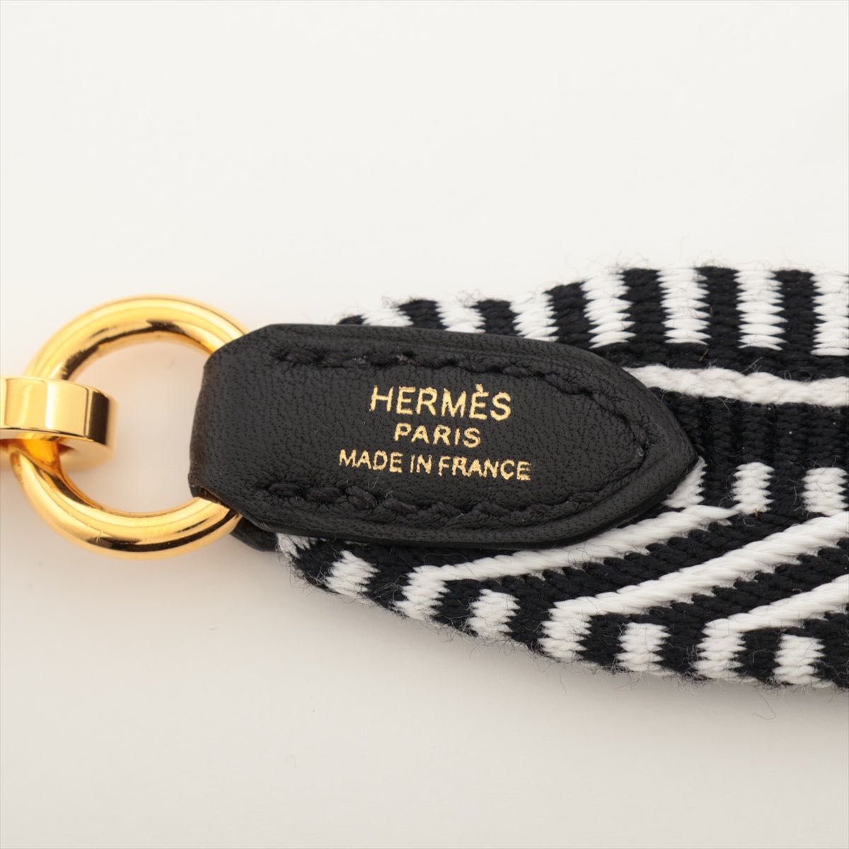 HERMES エルメス キャンバス×レザー サングル カヴァル ショルダーストラップ