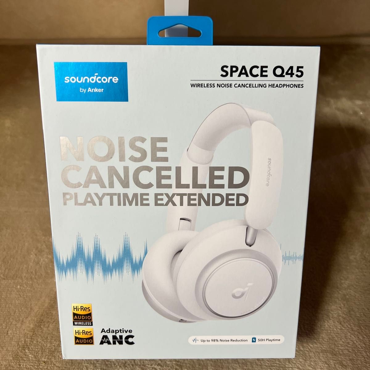 Anker Soundcore Space Q45 ヘッドホン ホワイト 美品 アンカー Anker Soundcore Space Q45 ヘッドホン ホワイト 美品 アンカー