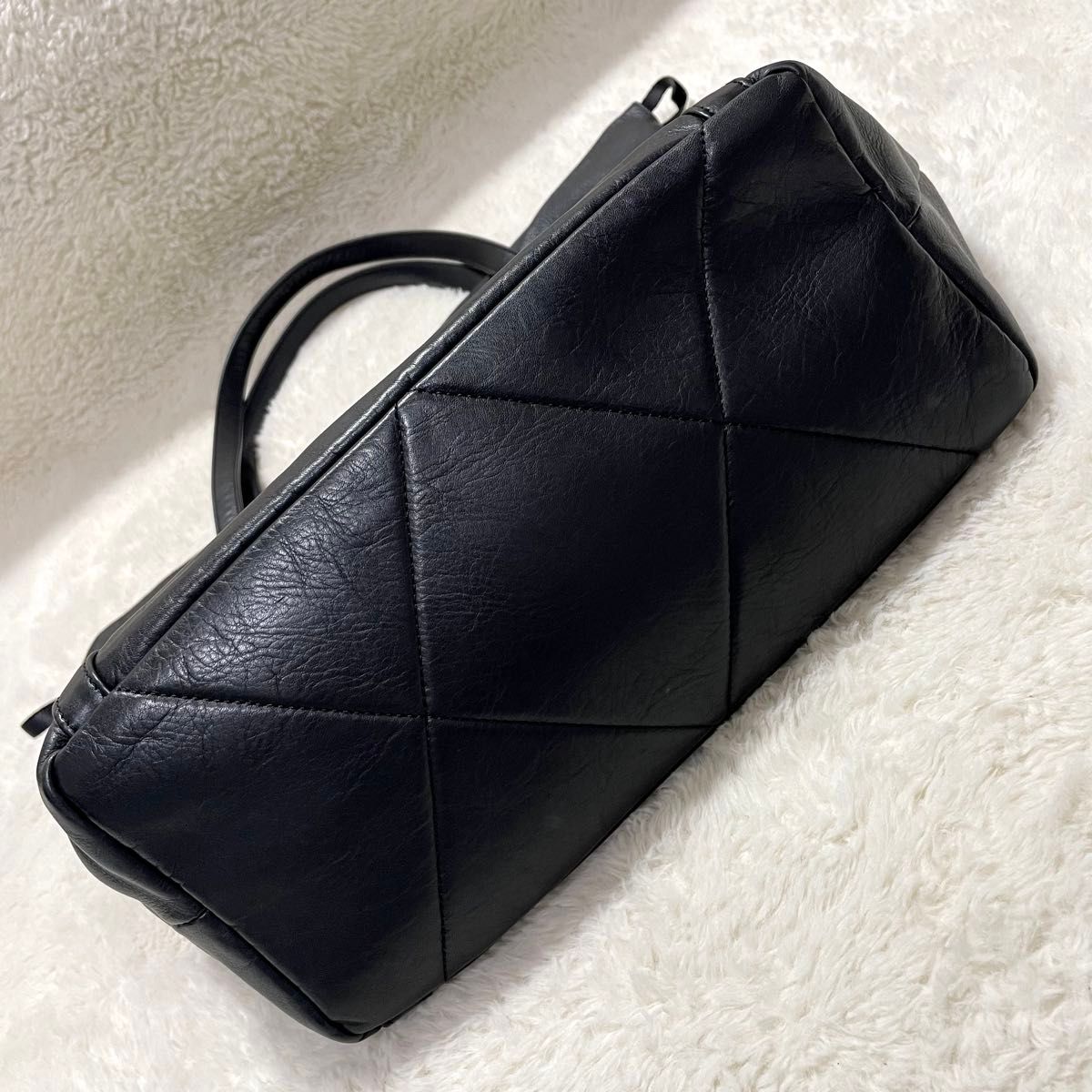 美品】 SOMES SADDLE / ソメスサドル | シュリンクレザー 巾着ポーチ | ブラウン | レディース – KLD