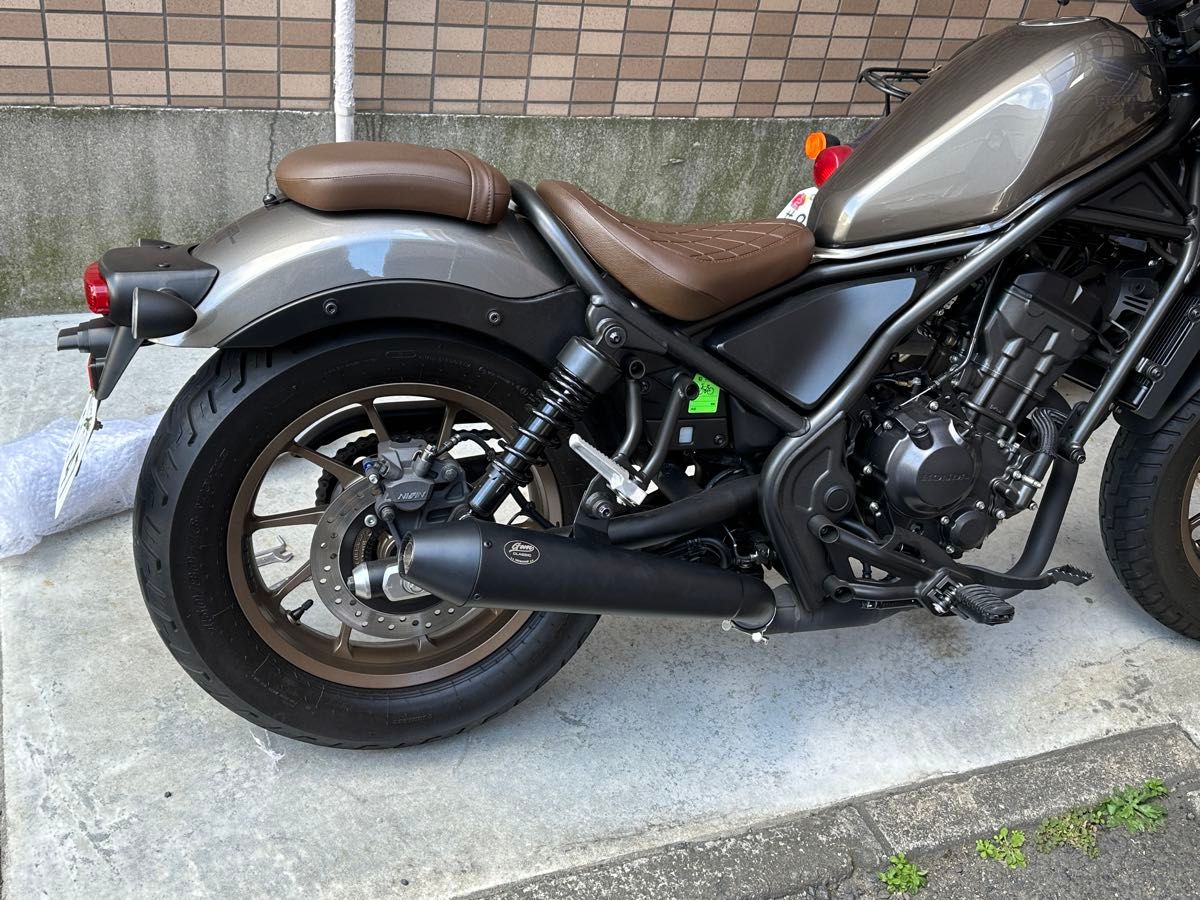 新型レブル250 2023年カスタムマフラーgemspeed LKCUSTOM 新型レブル250 2023年 カスタムマフラーgemspeed LKCUSTOM