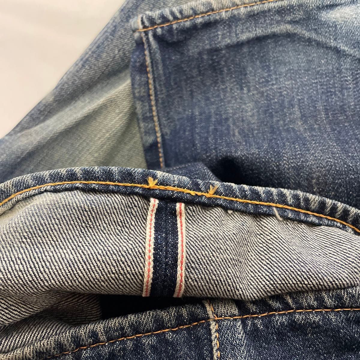 EVISU No 2 LOT 2000 38×35 ジーンズ 古本 カモメペイント紫 EVISU No 2 LOT 2000 38×35 ジーンズ 古本 カモメペイント紫