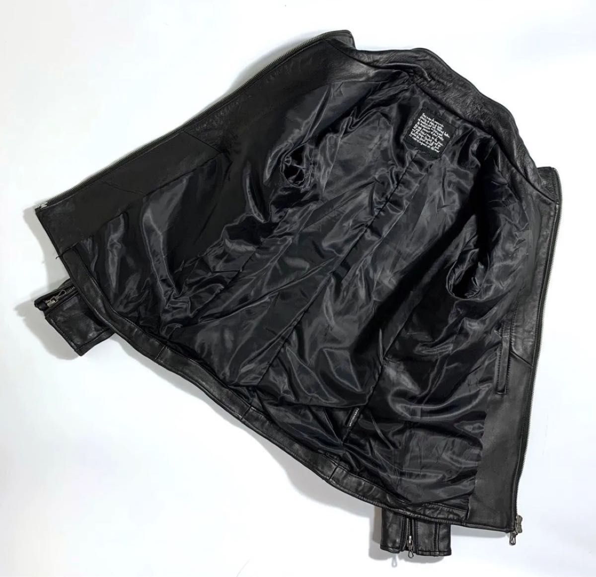 美品】牛革 ナノユニバース レザージャケット Sサイズ レザー 美品】牛革 ナノユニバース レザージャケット Sサイズ レザー