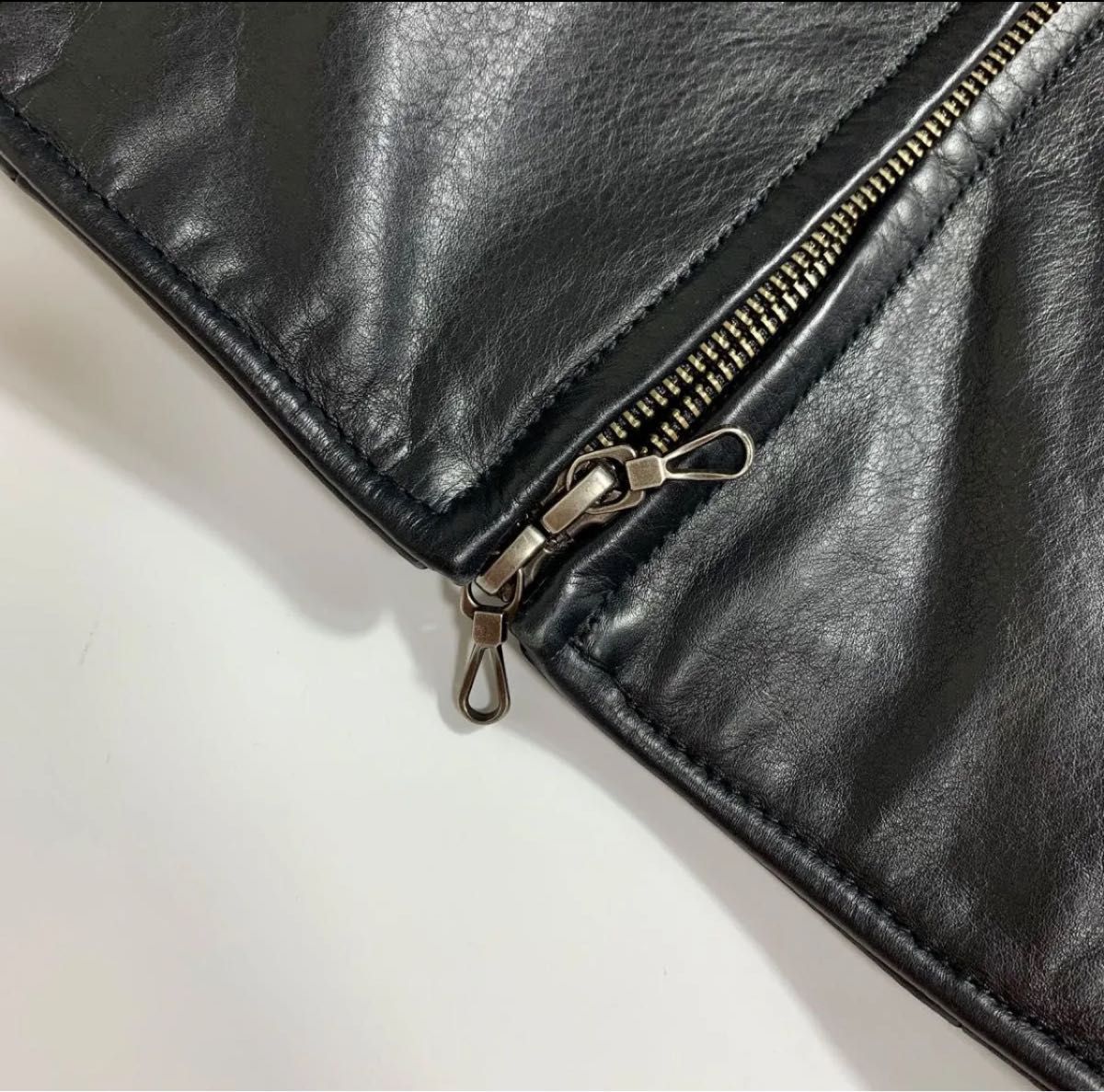 美品】牛革 ナノユニバース レザージャケット Sサイズ レザー 美品】牛革 ナノユニバース レザージャケット Sサイズ レザー