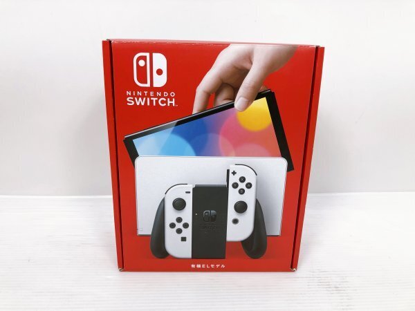 #49/AZ291★任天堂 Switch 有機ELモデル ホワイト HEG-001 スイッチ 箱傷みあり