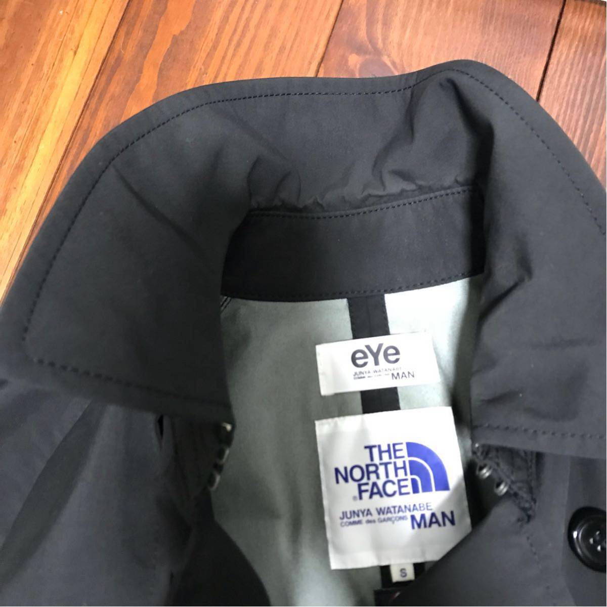 美品！ ジュンヤ ワタナベ × ノースフェイス ウィンドストッパー コート ブルゾン JUNYA WATANABE EYE the north face コラボ 限定_画像4