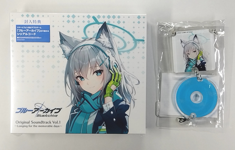 Yostar Blue Archive Original Soundtrack Vol 1 特典アクキー Yostar Blue Archive Original Soundtrack Vol 1 特典アクキー