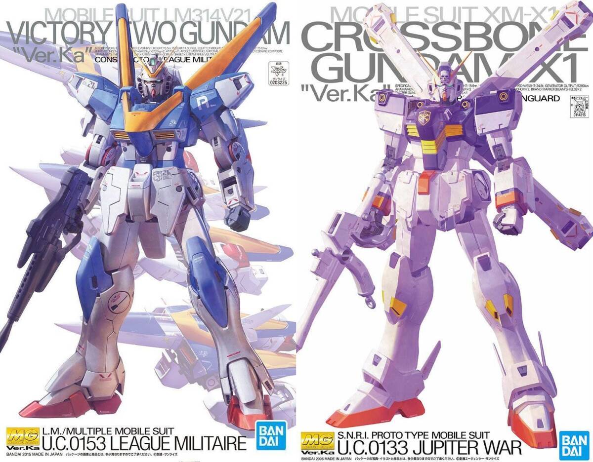 【2品セット】MG V2ガンダム／クロスボーンX-1 Ver.Ka【新品未開封】