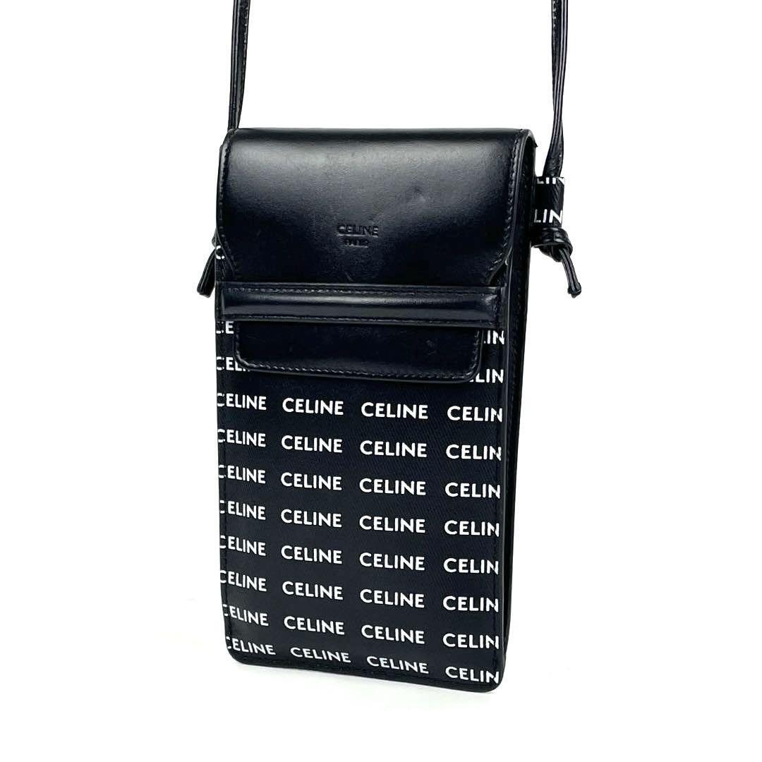 美品】CELINE セリーヌ フォンホルダー ショルダーバッグ 2way 美品】CELINE セリーヌ フォンホルダー ショルダーバッグ 2way