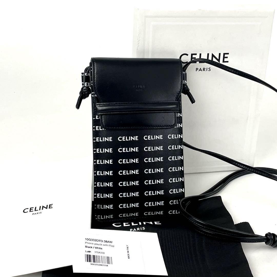 美品】CELINE セリーヌ フォンホルダー ショルダーバッグ 2way 美品】CELINE セリーヌ フォンホルダー ショルダーバッグ 2way