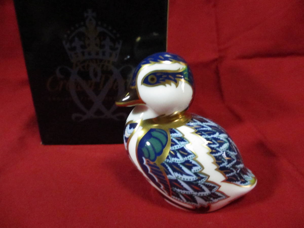  Royal Crown Dubey a Hill утка пресс-папье Royal Crown Derby DUCKfigyu Lynn 