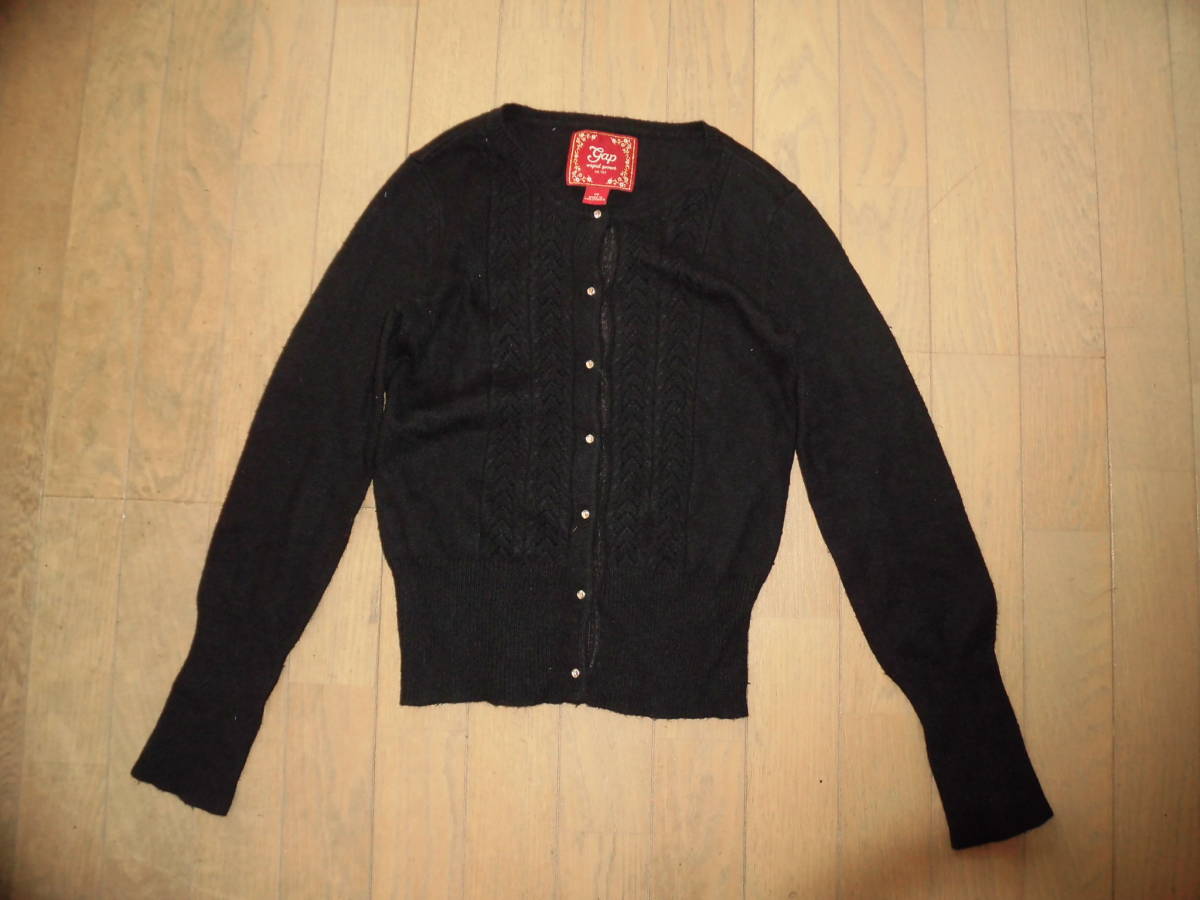 ギャップ GAP☆黒のカーディガン、式服にも☆150(カーディガン)|売買されたオークション情報、ヤフオク! の商品情報をアーカイブ公開 ギャップ カーディガン GAP 150