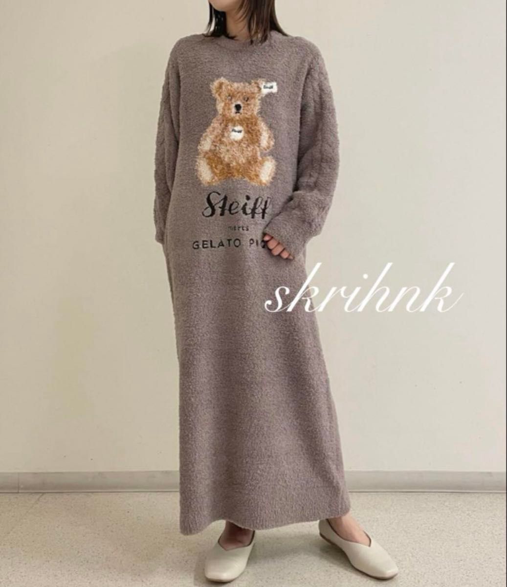 ジェラートピケ シュタイフ 限定コラボ 【Steiff】パウダー ジェラートピケ シュタイフ 限定コラボ 【Steiff】パウダー