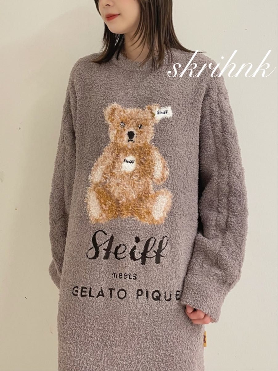 ジェラートピケ シュタイフ 限定コラボ 【Steiff】パウダー ジェラートピケ シュタイフ 限定コラボ 【Steiff】パウダー