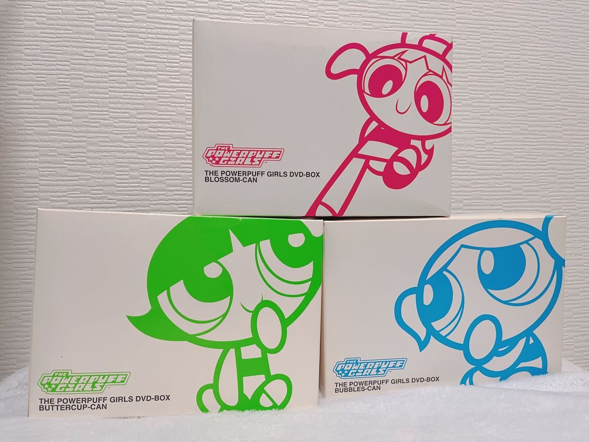 パワーパフガールズ DVD BOXセット 3セット ブロッサム缶 パワーパフガールズ DVD BOXセット 3セット ブロッサム缶