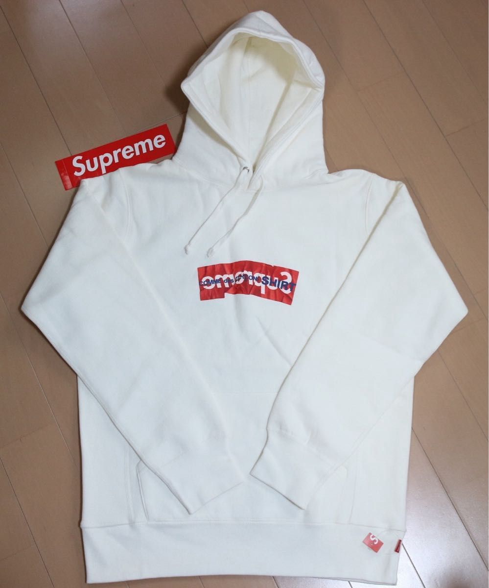 新品 タグ付き Supreme コムデギャルソン Box Logo パーカー M 新品 タグ付き Supreme コムデギャルソン Box Logo パーカー M