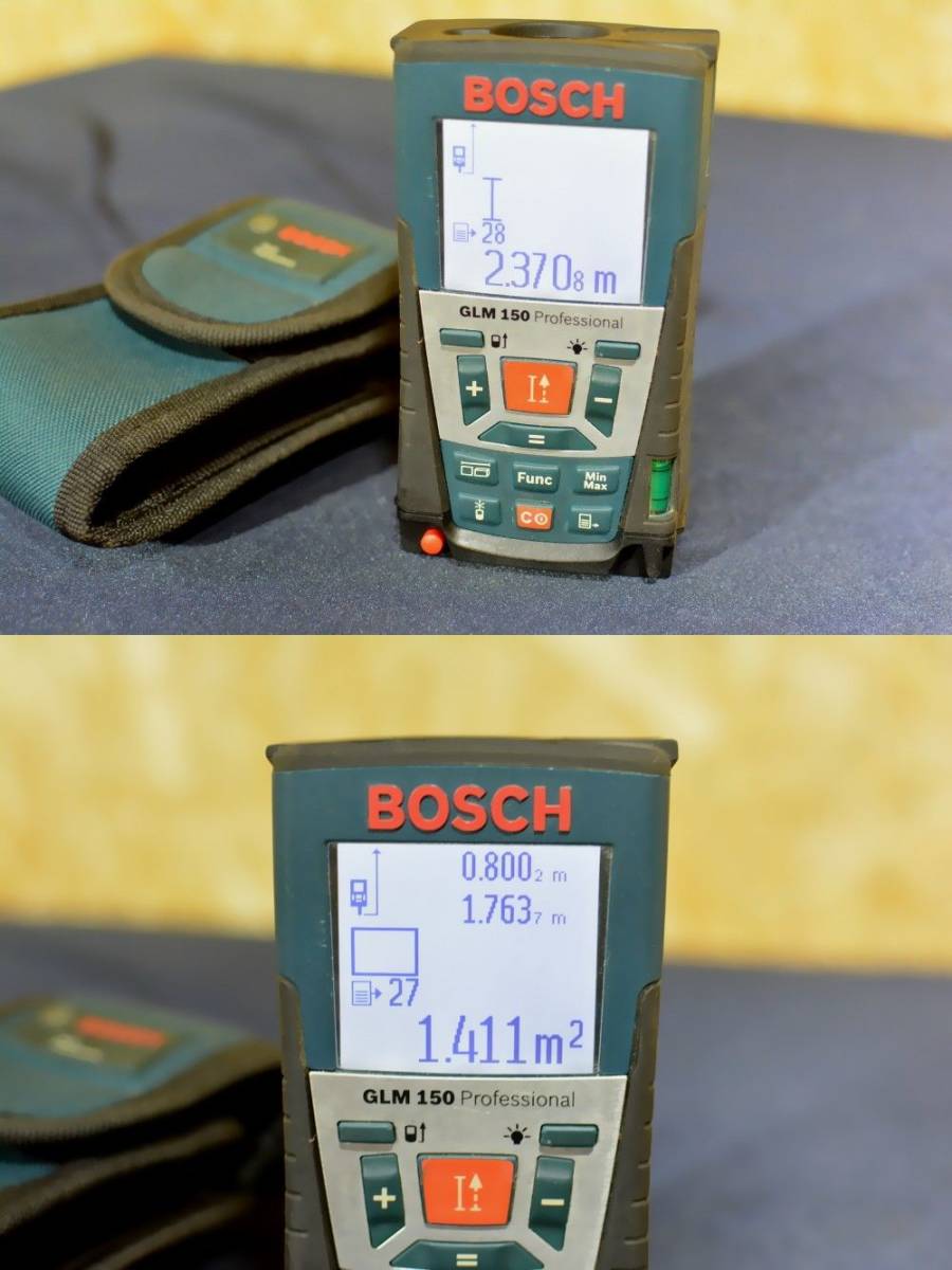 ★BOSCH(ボッシュ) GLM150 レーザー距離計 最大測定距離150m！様々な現場の多様な作業に対応、多機能レーザー距離計★_画像2