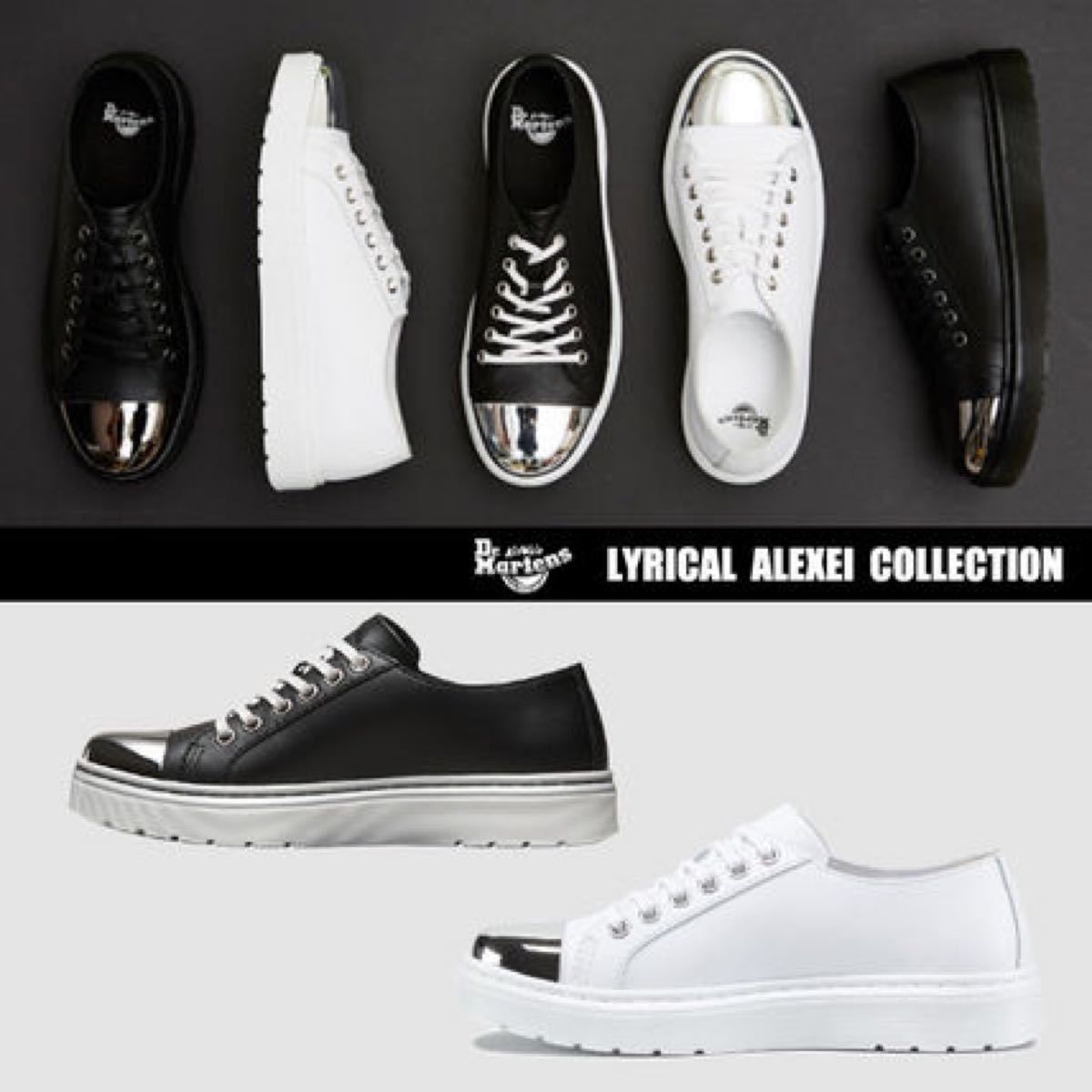 Dr martens ALEXEI BLACK WHITE Yahoo PayPay
