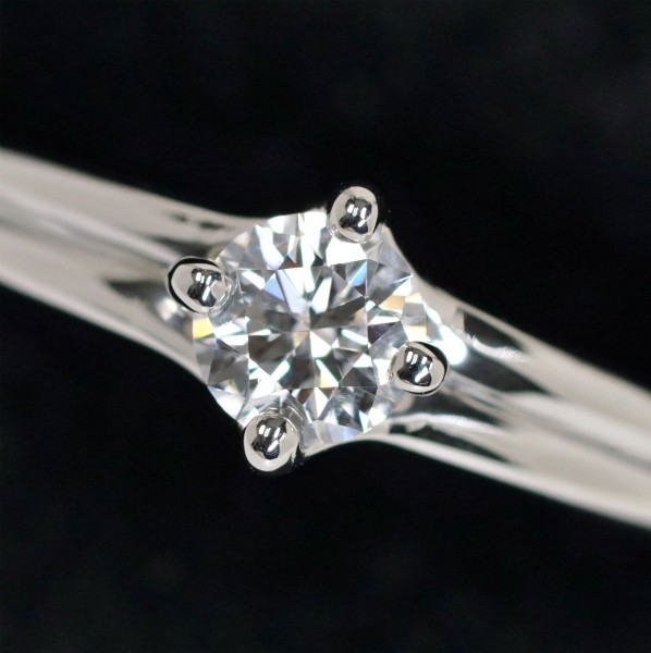 FOREVERMARK フォーエバーマーク ダイヤ0.33ct D-VS2-EX Pt950 リング_画像1