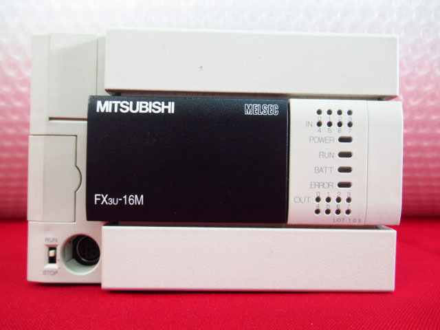 MITSUBISHI 三菱 シーケンサ FX3U-16MR/ES AC電源 DC入力タイプ 管理7Y0105D