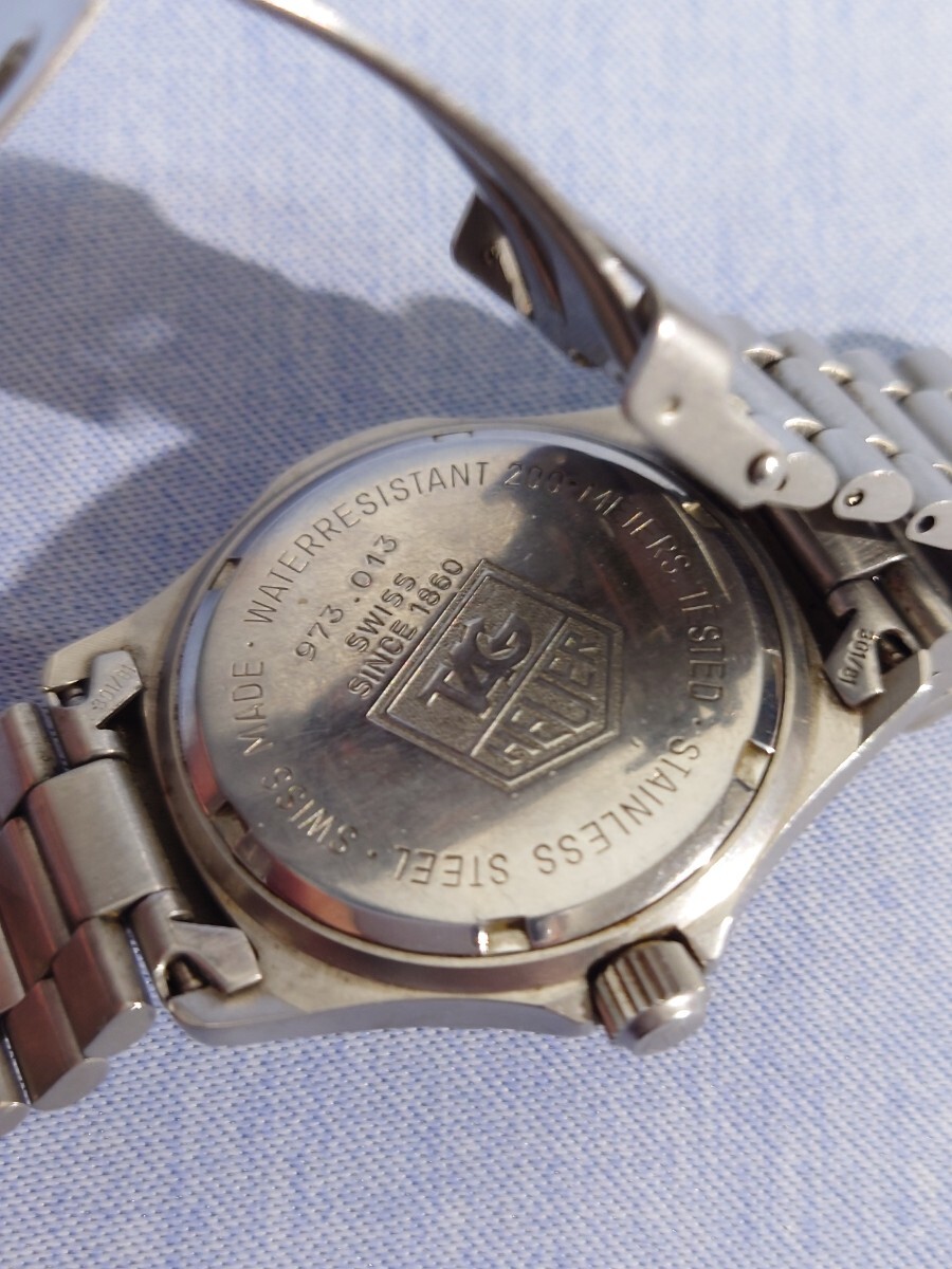 1円〜 タグホイヤー TAG HEUER 973.013 プロフェッショナル200 1円〜 タグホイヤー TAG HEUER 973.013 プロフェッショナル200