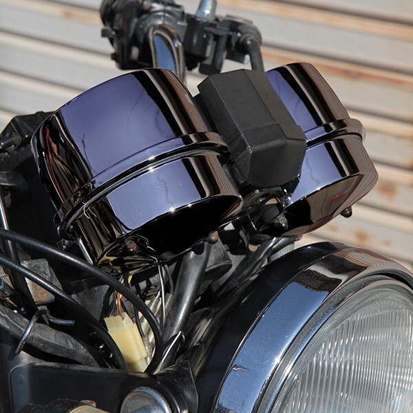 539 メーターカバー 下部 ブラッククローム Z400FX Z400J Z500 539 メーターカバー 下部 ブラッククローム Z400FX Z400J Z500