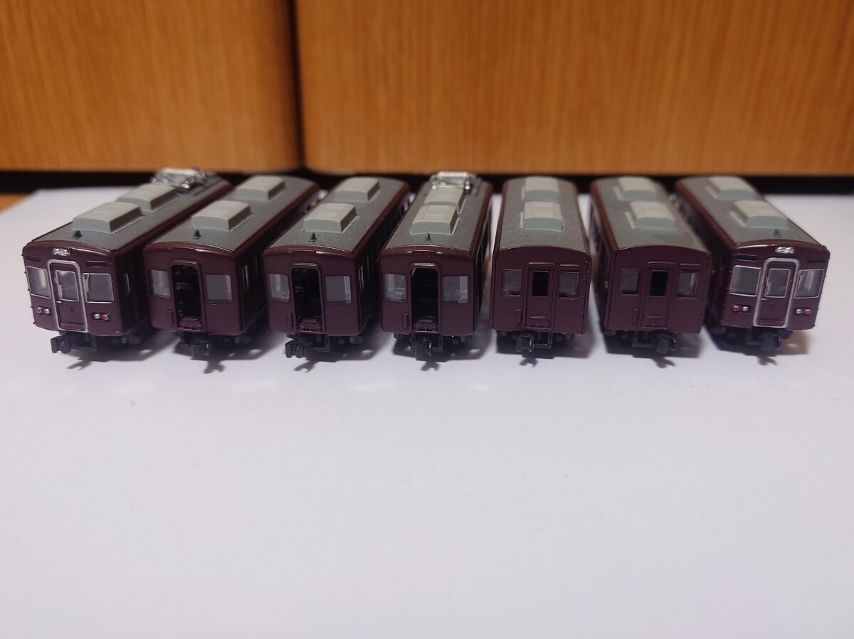 バンダイ Bトレインショーティー 阪急電鉄3300系 3311F 7両セット 組立済