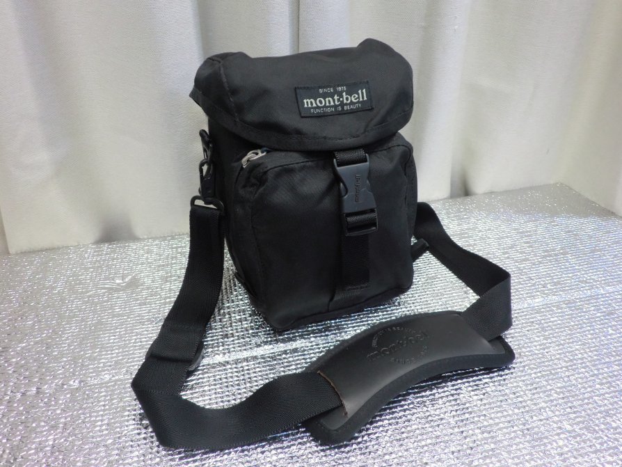 # Osaka Sakai city receipt welcome!# beautiful goods #montbell Mont Bell camera pouch camera bag waste to pouch shoulder bag 2WAY #