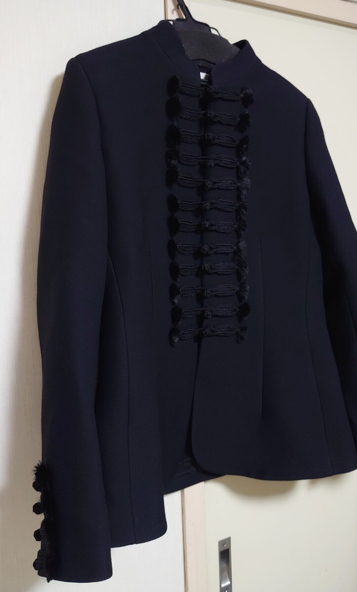 Christian Dior 2023 ブランデンブルク ジャケット ブラック Christian Dior 2023 ブランデンブルク ジャケット ブラック