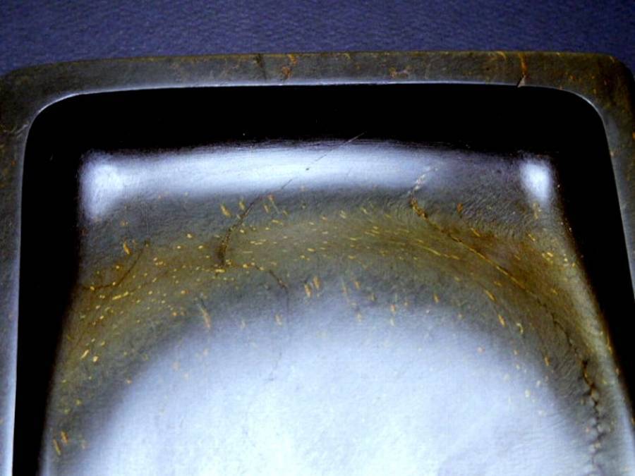 真贋保障 中国宋時代の「歙州硯(きゅうじゅう)銀星・大史硯 真贋保障 中国宋時代の「歙州硯(きゅうじゅう)銀星・大史硯
