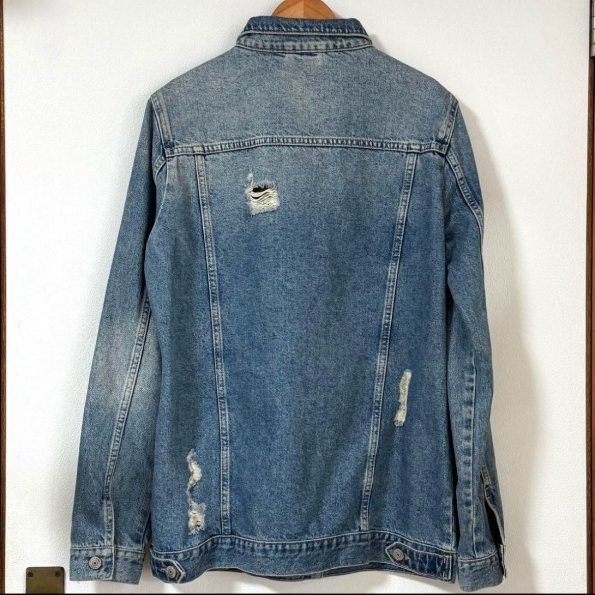 ザラ ZARA ダメージ Gジャン オーバーサイズ デニム ジャケット ザラ ZARA ダメージ Gジャン オーバーサイズ デニム ジャケット
