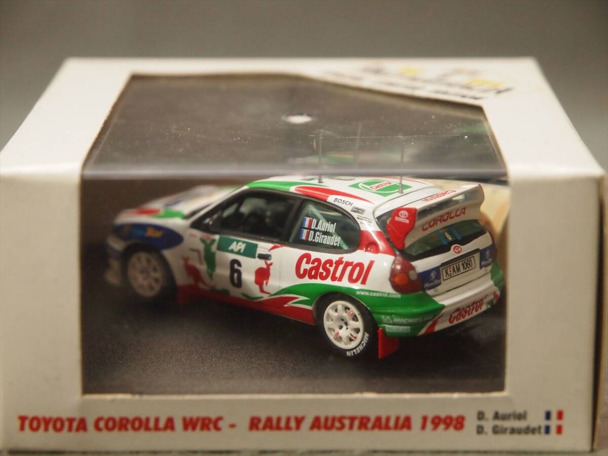 トヨタ カローラ WRC 1998年オーストラリアラリー3位 #6 D.オリオール Vitesse 1/43 V98206