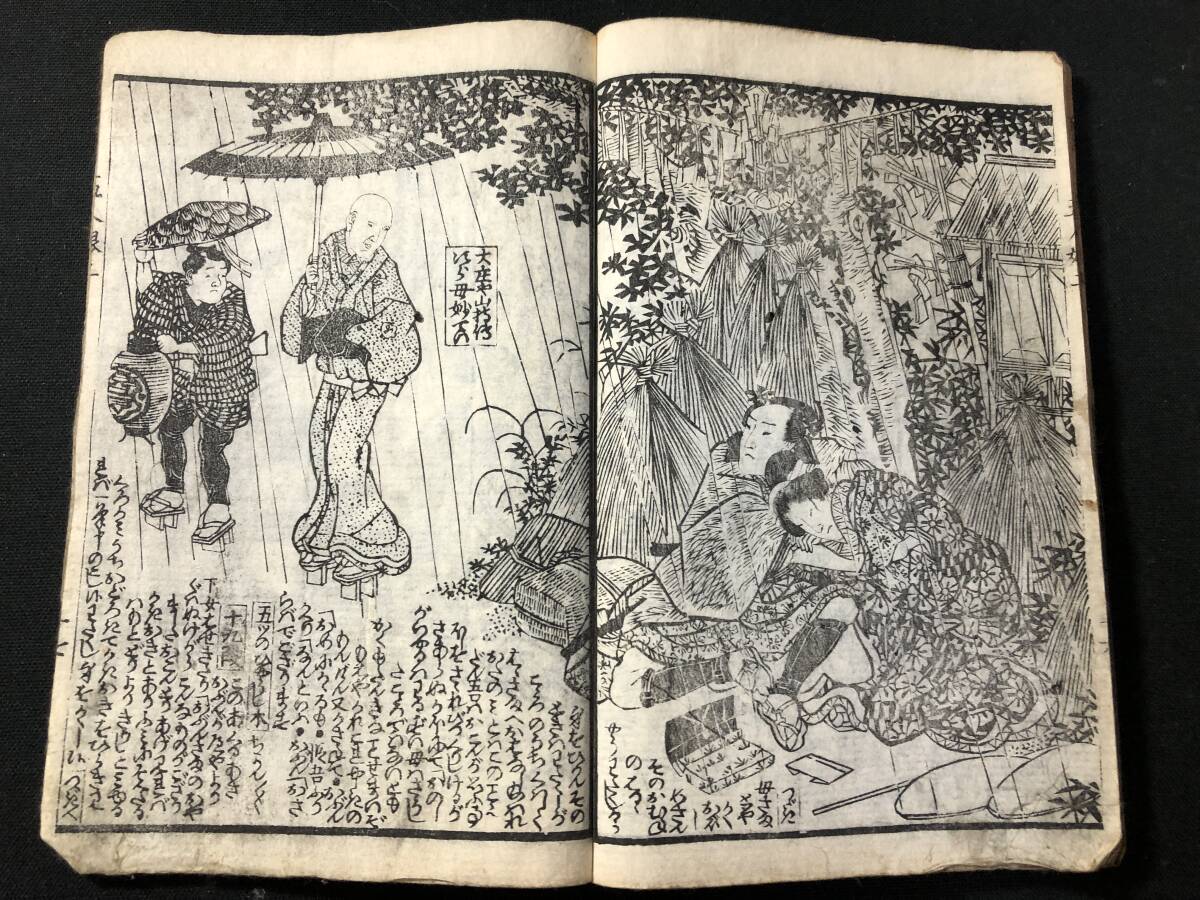 5188絵入 絵本 絵草紙 全2冊揃 2□品定五人娘□2編□ 山東京山 5188絵入 絵本 絵草紙 全2冊揃 2□品定五人娘□2編□ 山東京山