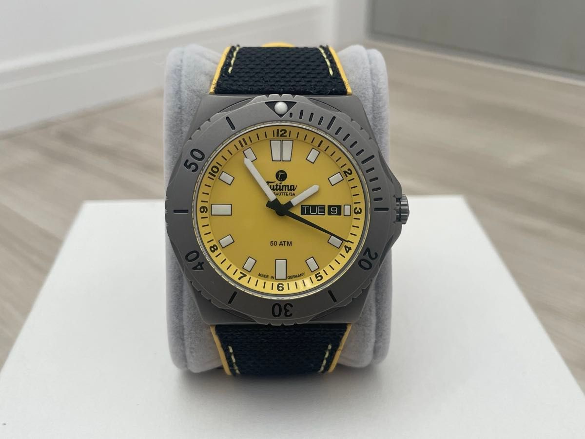 ★ Tutima ★ Glashutte/SA SEVEN SEAS 6151-09 USED おまけ付き