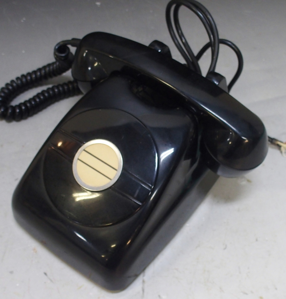 新着・昭和レトロ 　黒電話　 650-C 日本電信電話公社　お宝　コレクション品_画像1