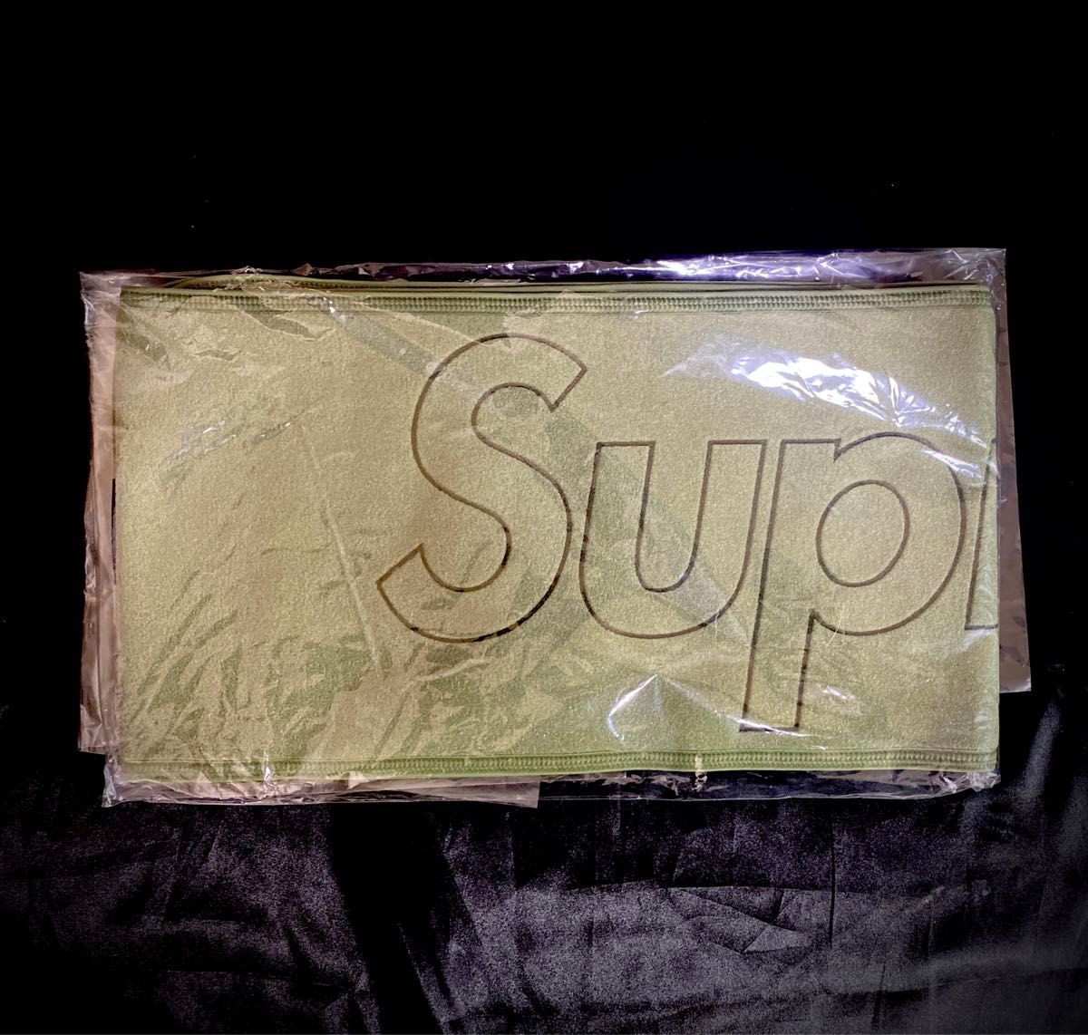 Supreme Polartec マフラー オリーブ 未使用】Supreme Polartec Pocket Scarf 色 ライトオリーブ