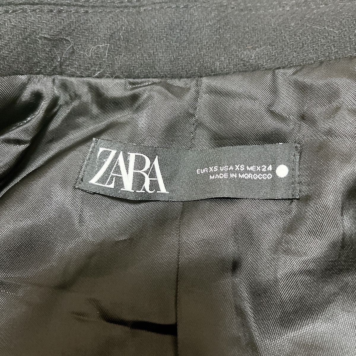 ZARA ザラ ウール ブレンド ボタン ケープ コート ジャケット ZARA ザラ ウール ブレンド ボタン ケープ コート ジャケット