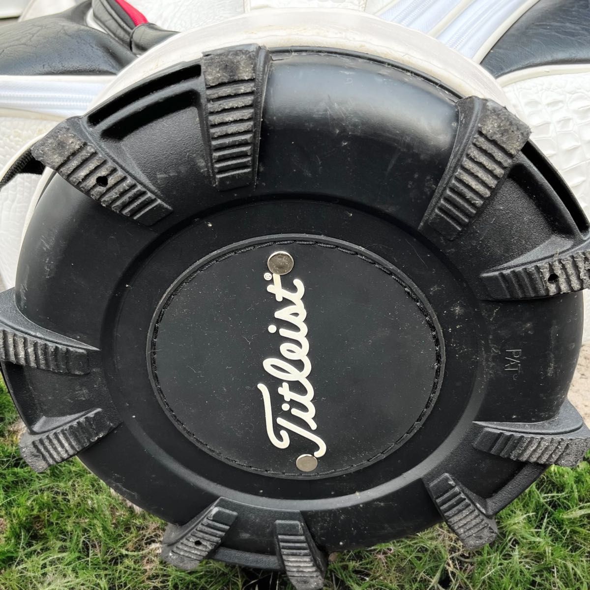 タイトリストキャディバッグクロコ型押し Titleist レア 希少品 タイトリストキャディバッグクロコ型押し Titleist レア 希少品
