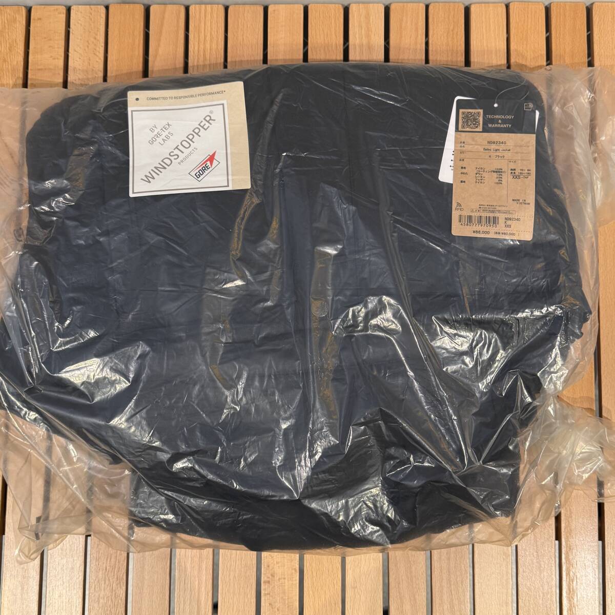 ★新品★　THENORTHFACE ノースフェイス　Baltro Light Jacket　バルトロライトジャケット ブラック?K　XXSサイズ　正規(guī)品　 ND92340